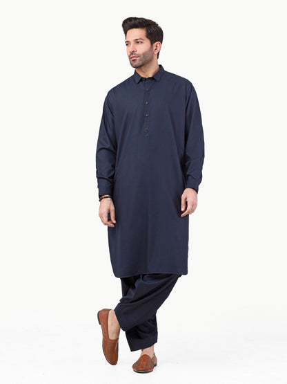 Edenrobe - Men's Navy Blue Swish Collection - EMTSW22S-99257