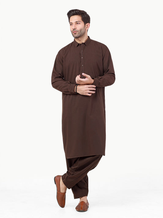 Edenrobe - Men's Dark Brown Swish Collection - EMTSW22S-99259