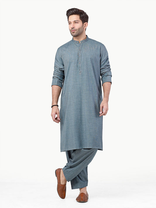 Edenrobe - Men's Mid Blue Swish Collection - EMTSW22S-99260