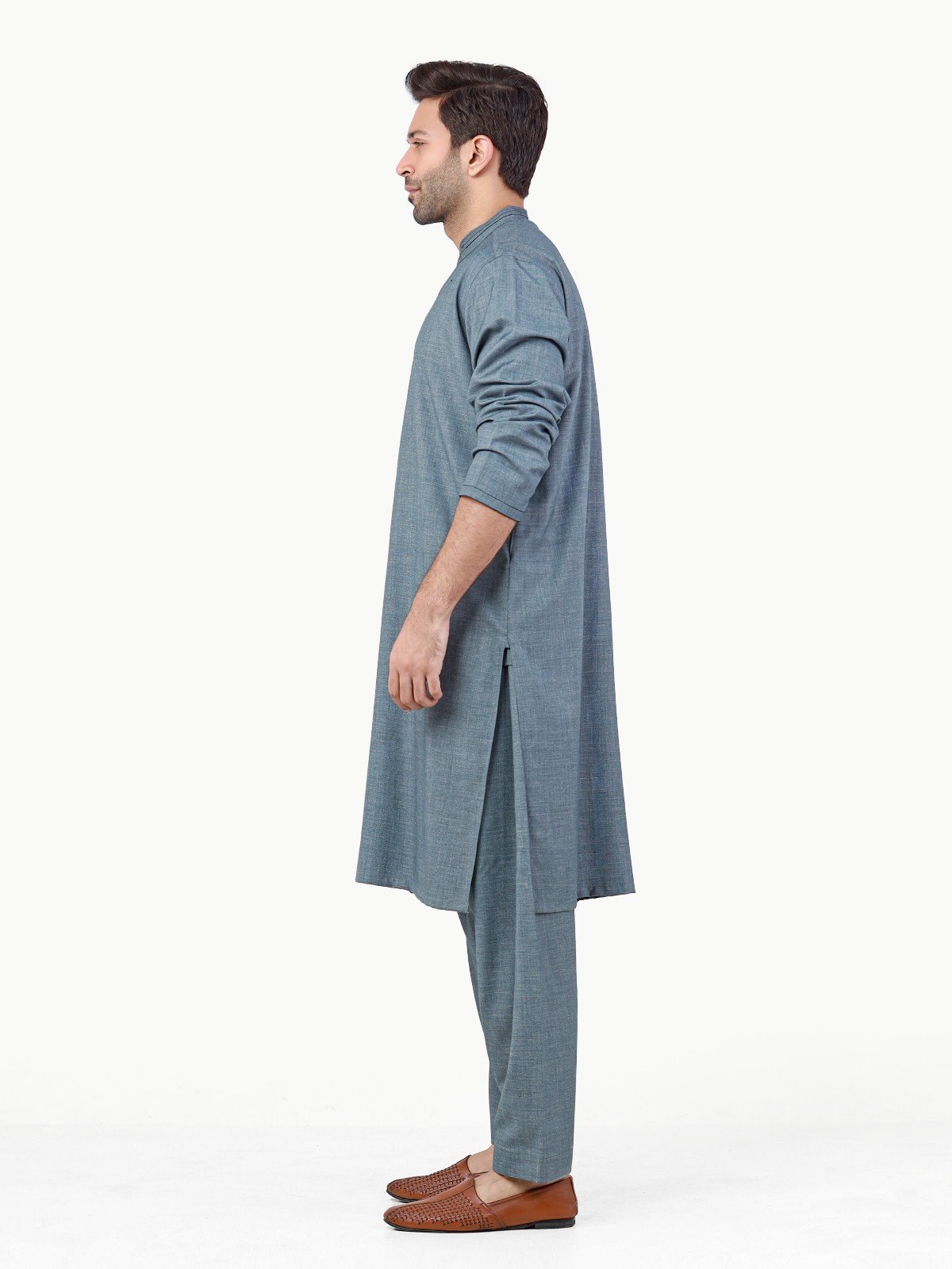 Edenrobe - Men's Mid Blue Swish Collection - EMTSW22S-99260