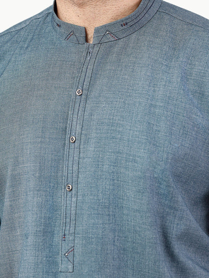 Edenrobe - Men's Mid Blue Swish Collection - EMTSW22S-99260