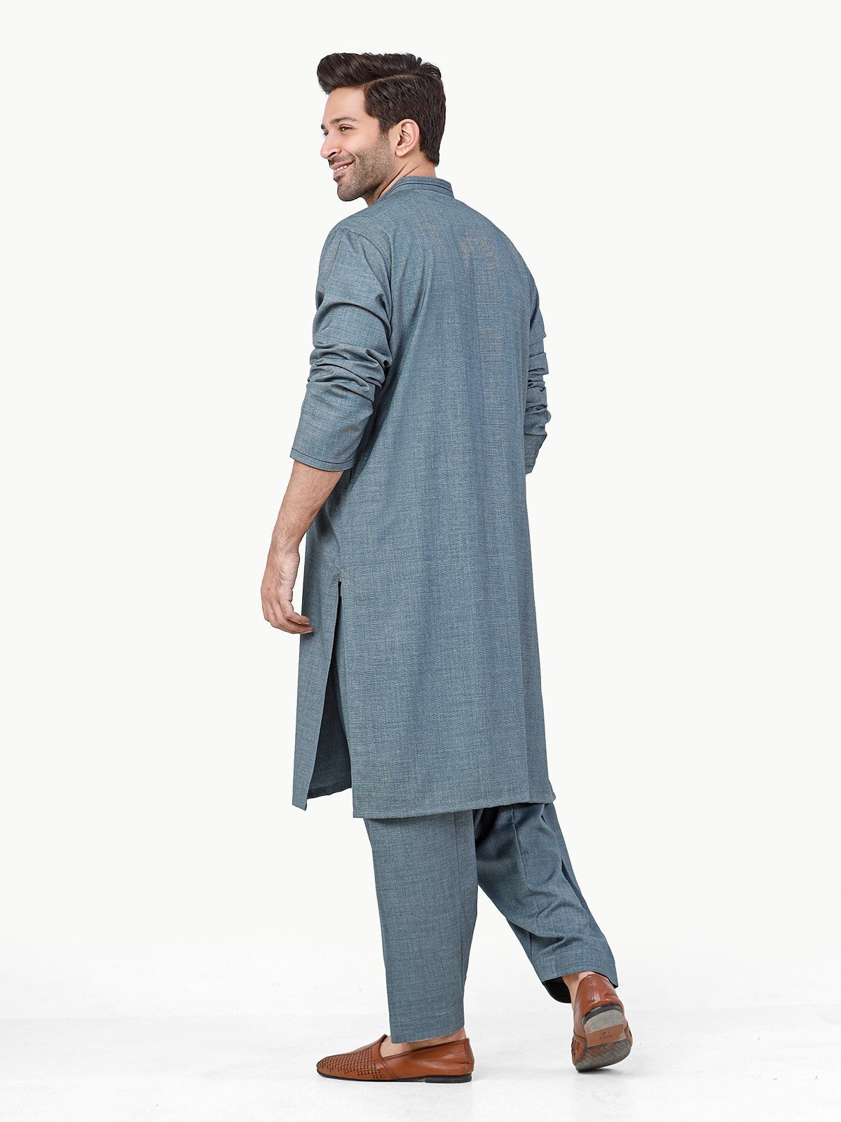 Edenrobe - Men's Mid Blue Swish Collection - EMTSW22S-99260