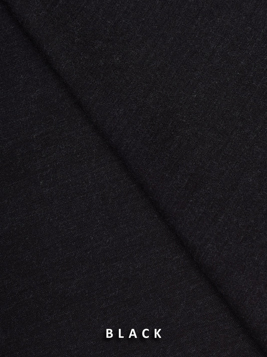 Edenrobe - Men's Unstitched Black - EMUB22S-LUXURY