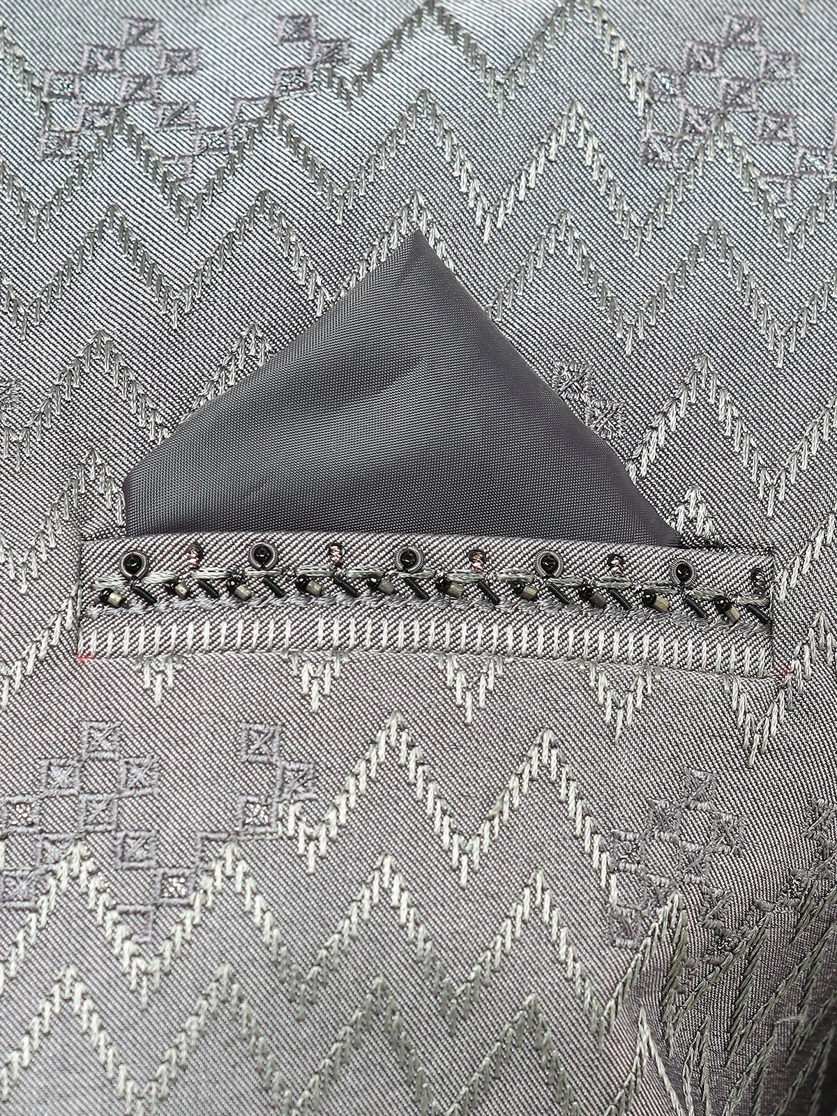 Edenrobe - Men's Grey Waist Coat Ceremonial - EMTWCC22-127