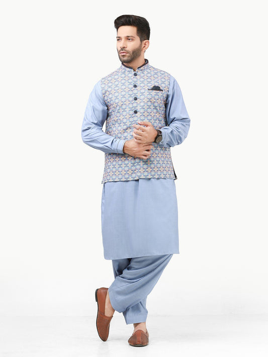 Edenrobe - Men's Multi Waist Coat - EMTWC22-35783