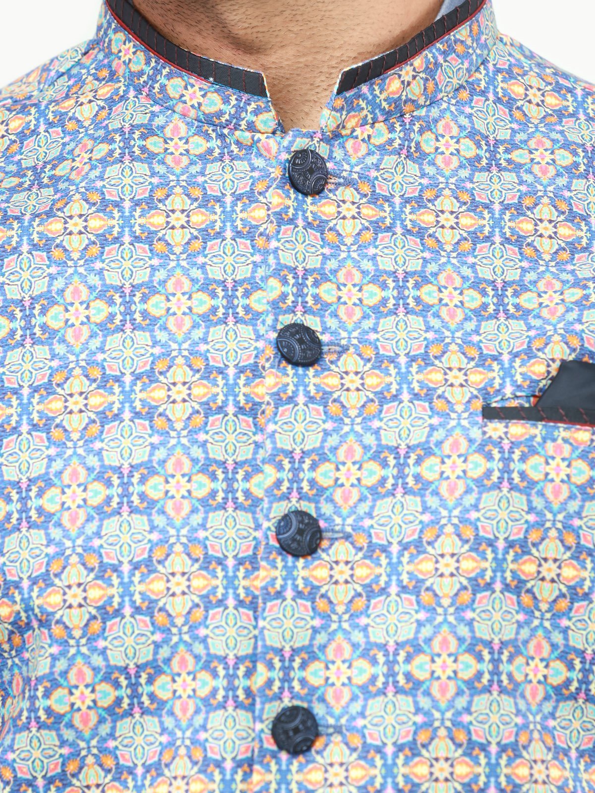 Edenrobe - Men's Multi Waist Coat - EMTWC22-35783