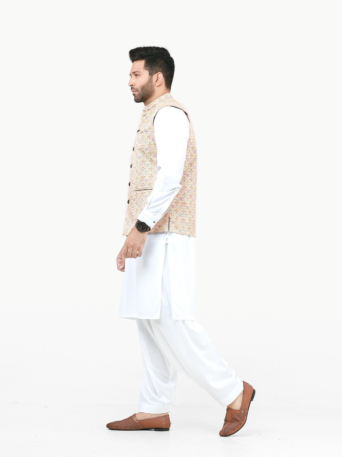 Edenrobe - Men's Multi Waist Coat - EMTWC22-35786