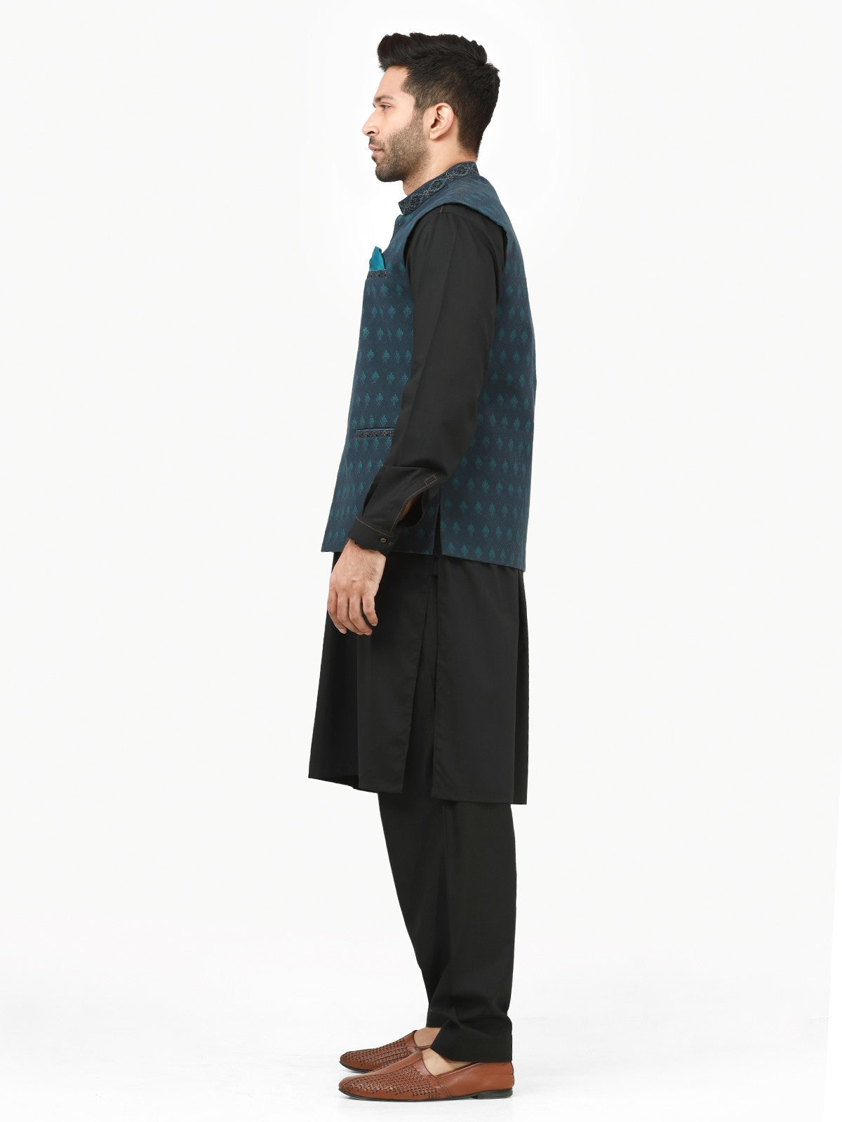 Edenrobe - Men's Navy Waist Coat - EMTWC22-35791