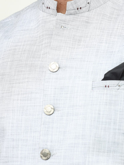 Edenrobe - Men's Light Grey Waist Coat - EMTWC22-35795