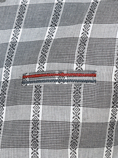 Edenrobe - Men's Black & White Waist Coat - EMTWC22-35803