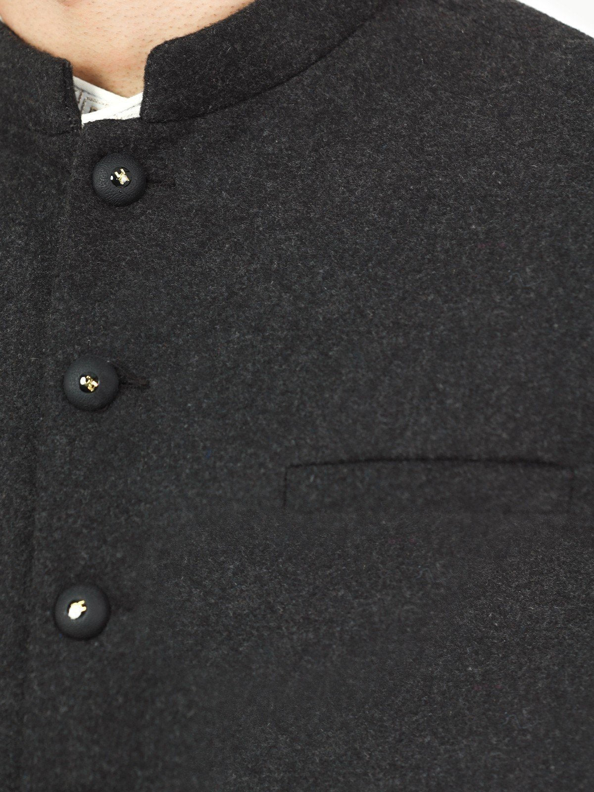 Edenrobe - Men's Charcoal Waist Coat - EMTWC22-35824