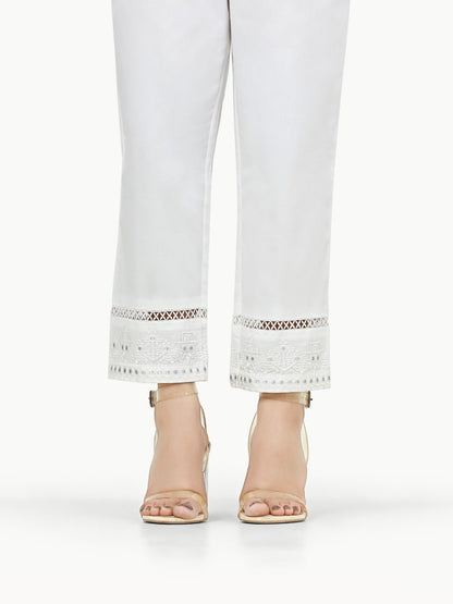 Edenrobe - Women's White Trouser - EWBE22-76325