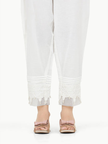 Edenrobe - Women's White Trouser - EWBE22-76383