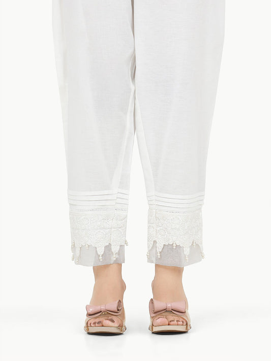 Edenrobe - Women's White Trouser - EWBE22-76383