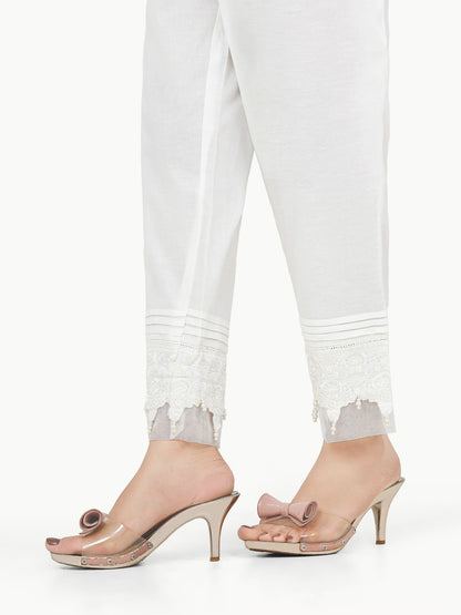 Edenrobe - Women's White Trouser - EWBE22-76383