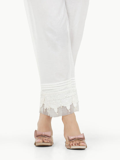 Edenrobe - Women's White Trouser - EWBE22-76383