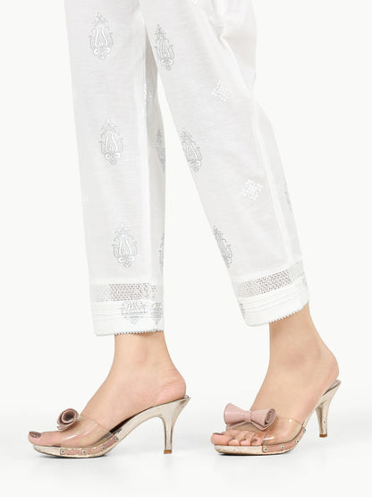 Edenrobe - Women's White Trouser - EWBP22-76348