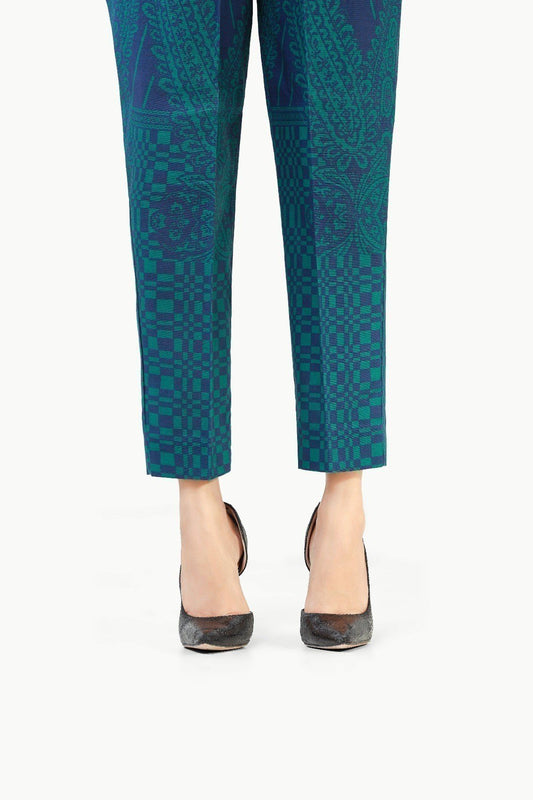 Edenrobe - Women's Blue & Green Trouser - EWBP22-76364