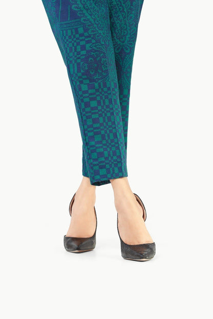Edenrobe - Women's Blue & Green Trouser - EWBP22-76364