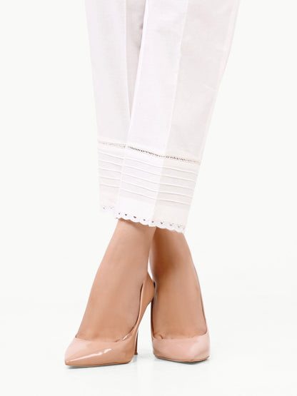 Edenrobe - Women's Off White Trouser - EWBP22-76382