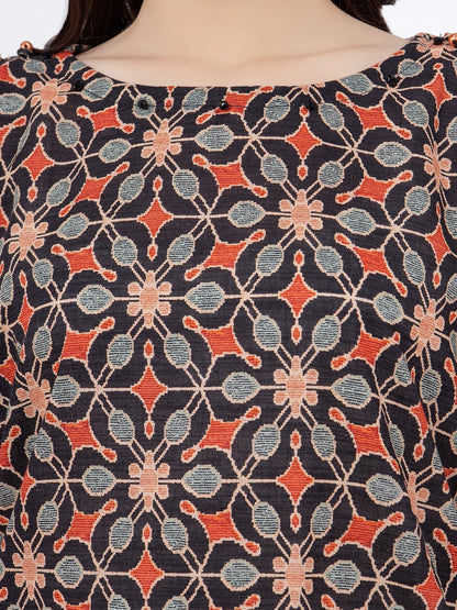 Edenrobe - Pret 1Pc Printed Khaddar Shirt - EWTKA21-67770