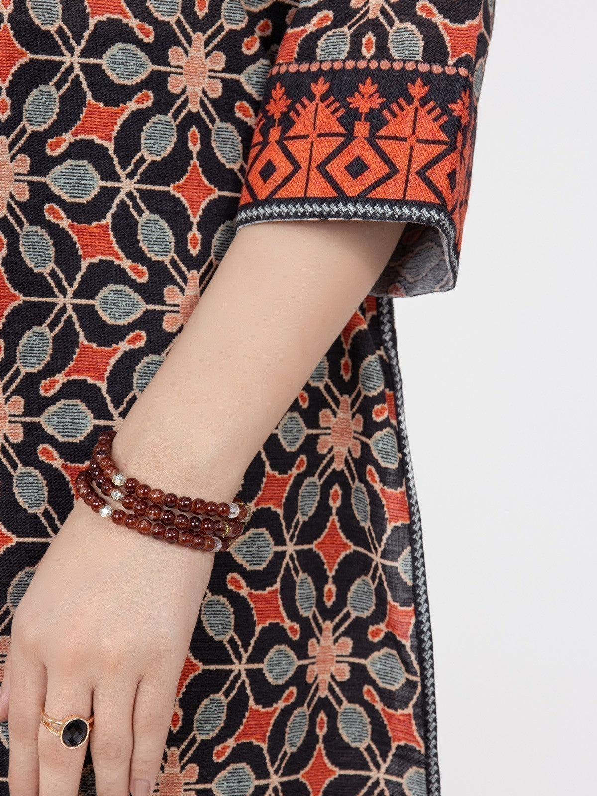 Edenrobe - Pret 1Pc Printed Khaddar Shirt - EWTKA21-67770