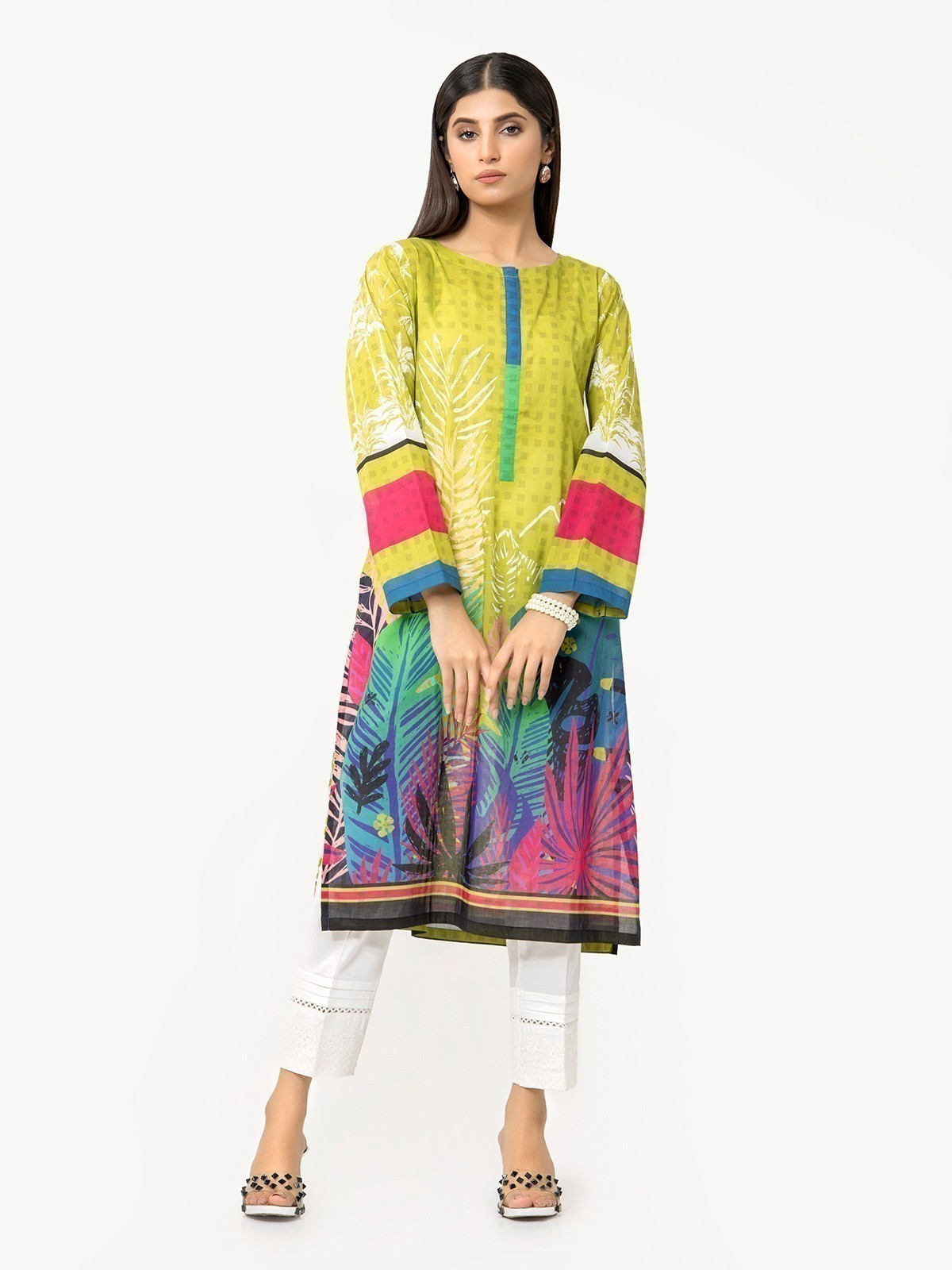 Edenrobe - Pret 1Pc Printed Lawn Shirt - EWTKA22-67621