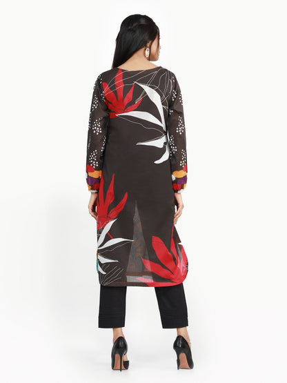 Edenrobe - Pret 1Pc Printed Lawn Shirt - EWTKA22-67624