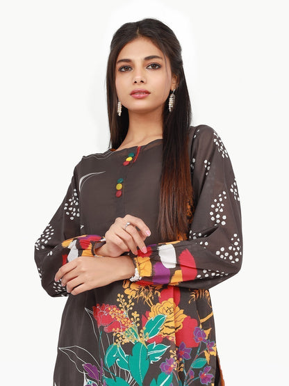 Edenrobe - Pret 1Pc Printed Lawn Shirt - EWTKA22-67624