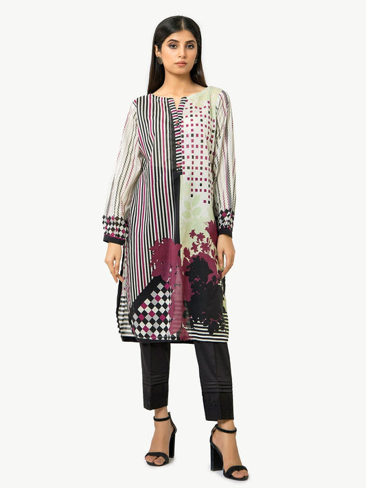 Edenrobe - Pret 1Pc Printed Lawn Shirt - EWTKA22-67626