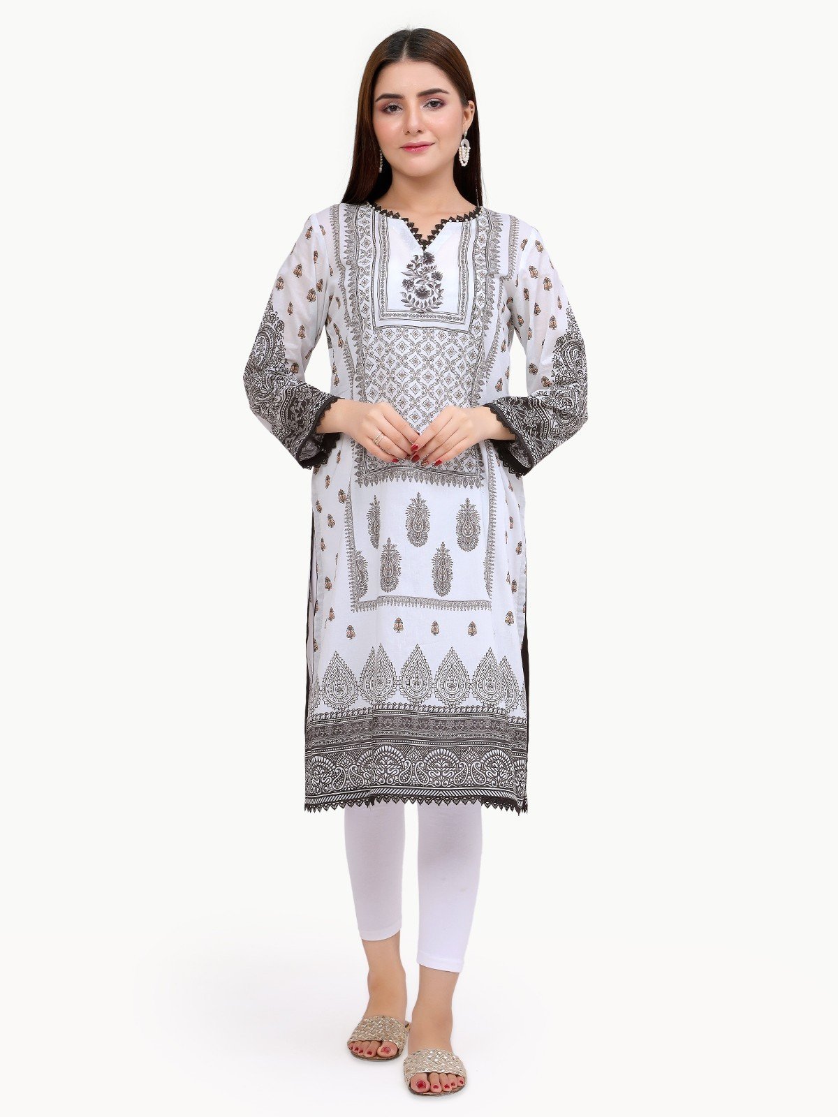 Edenrobe - Pret 1Pc Printed Lawn Shirt - EWTKA22-67627