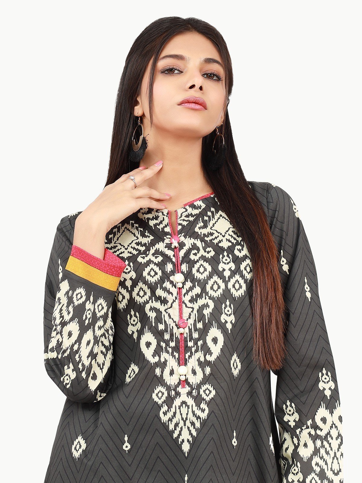 Edenrobe - Pret 1Pc Printed Lawn Shirt - EWTKA22-67630