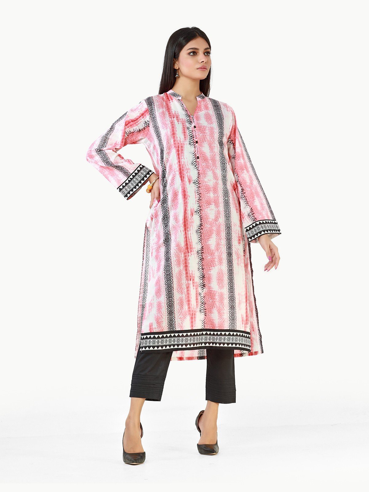 Edenrobe - Pret 1Pc Printed Cambric Shirt - EWTKA22-67765