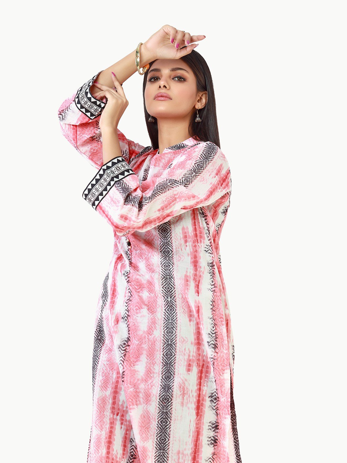 Edenrobe - Pret 1Pc Printed Cambric Shirt - EWTKA22-67765