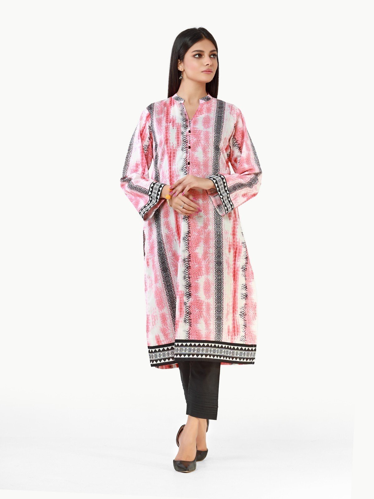 Edenrobe - Pret 1Pc Printed Cambric Shirt - EWTKA22-67765