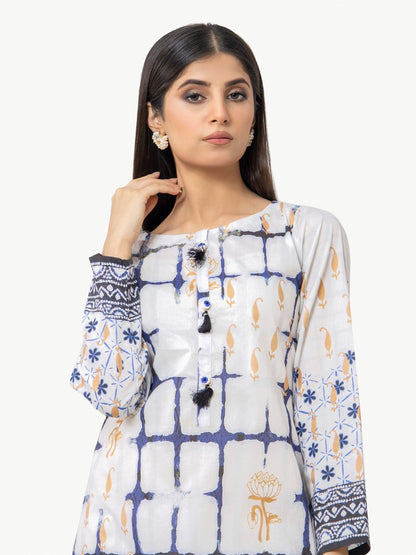 Edenrobe - Pret 1Pc Printed Cambric Shirt - EWTKA22-67781