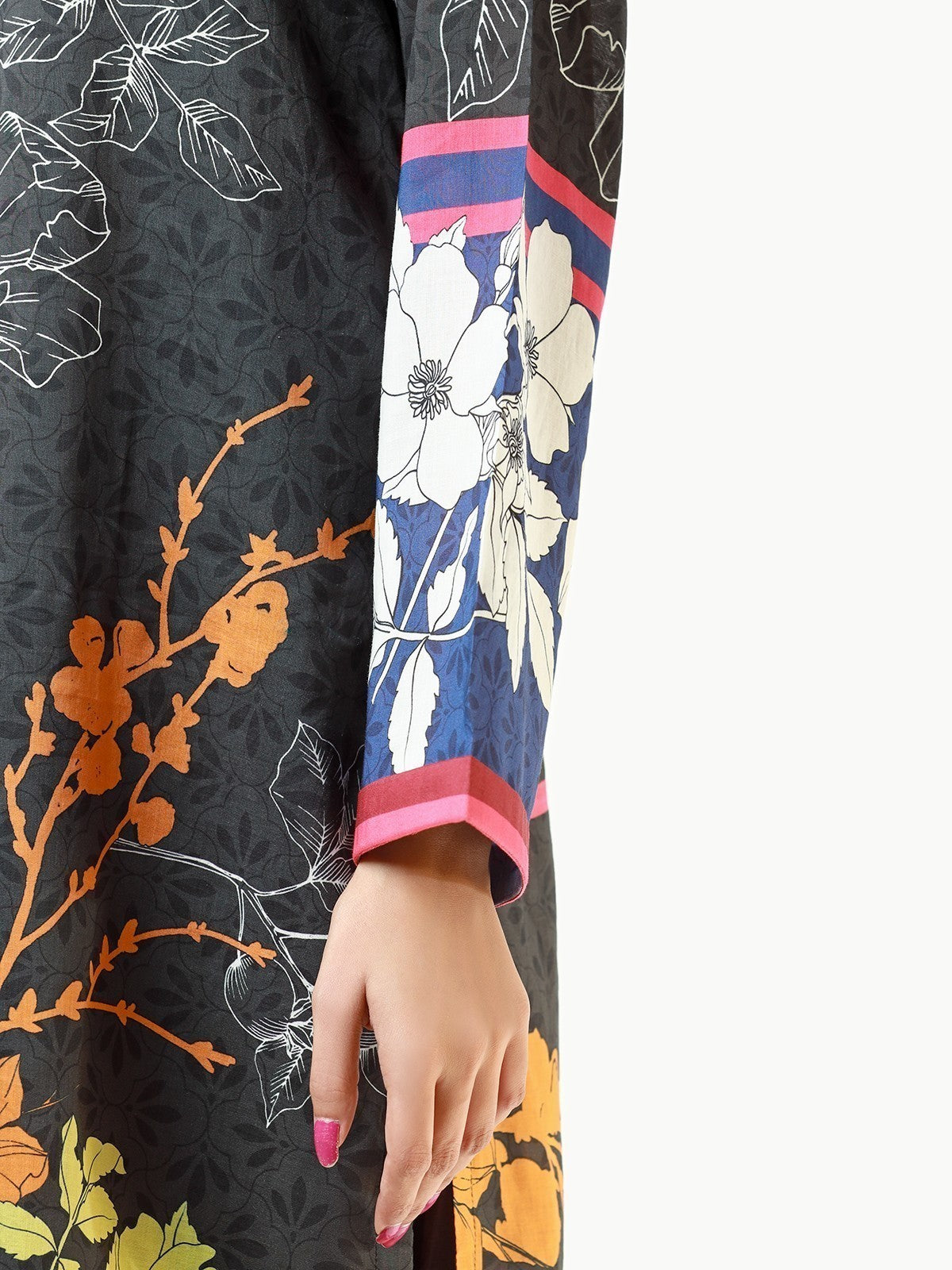 Edenrobe - Pret 1Pc Printed Cambric Shirt - EWTKA22-67785