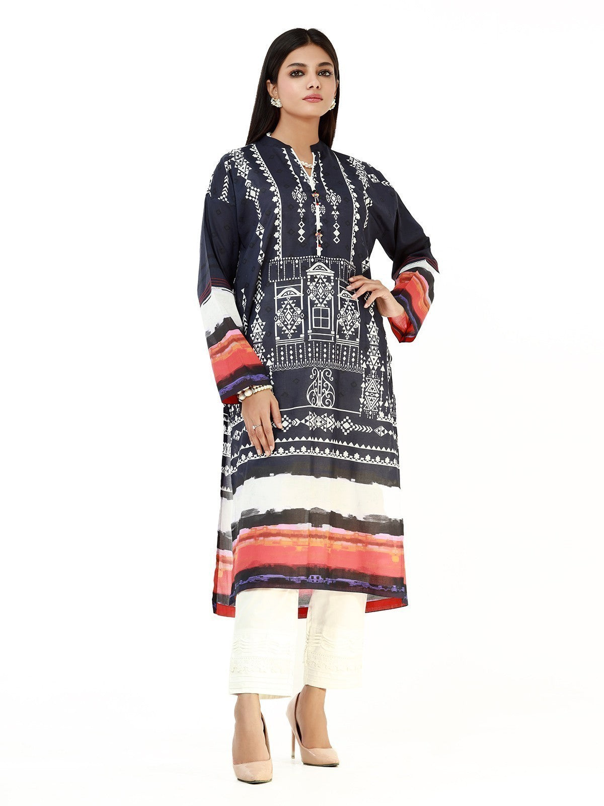 Edenrobe - Pret 1Pc Printed Lawn Shirt - EWTKA22-68112