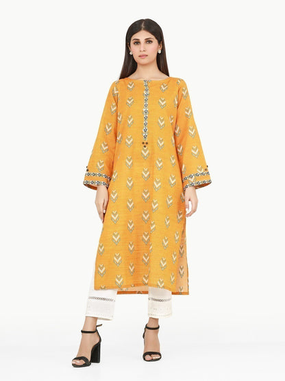 Edenrobe - Pret 1Pc Printed Khaddar Shirt - EWTKA22-68558