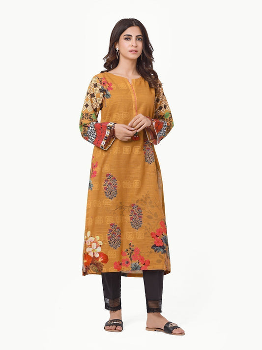Edenrobe - Pret 1Pc Printed Cambric Shirt - EWTKA22-68579