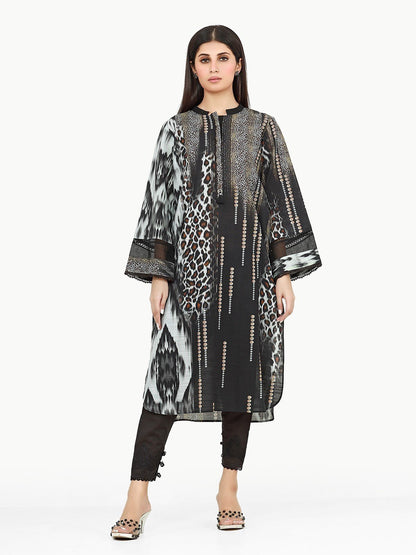 Edenrobe - Pret 1Pc Printed Khaddar Shirt - EWTKA22-68583