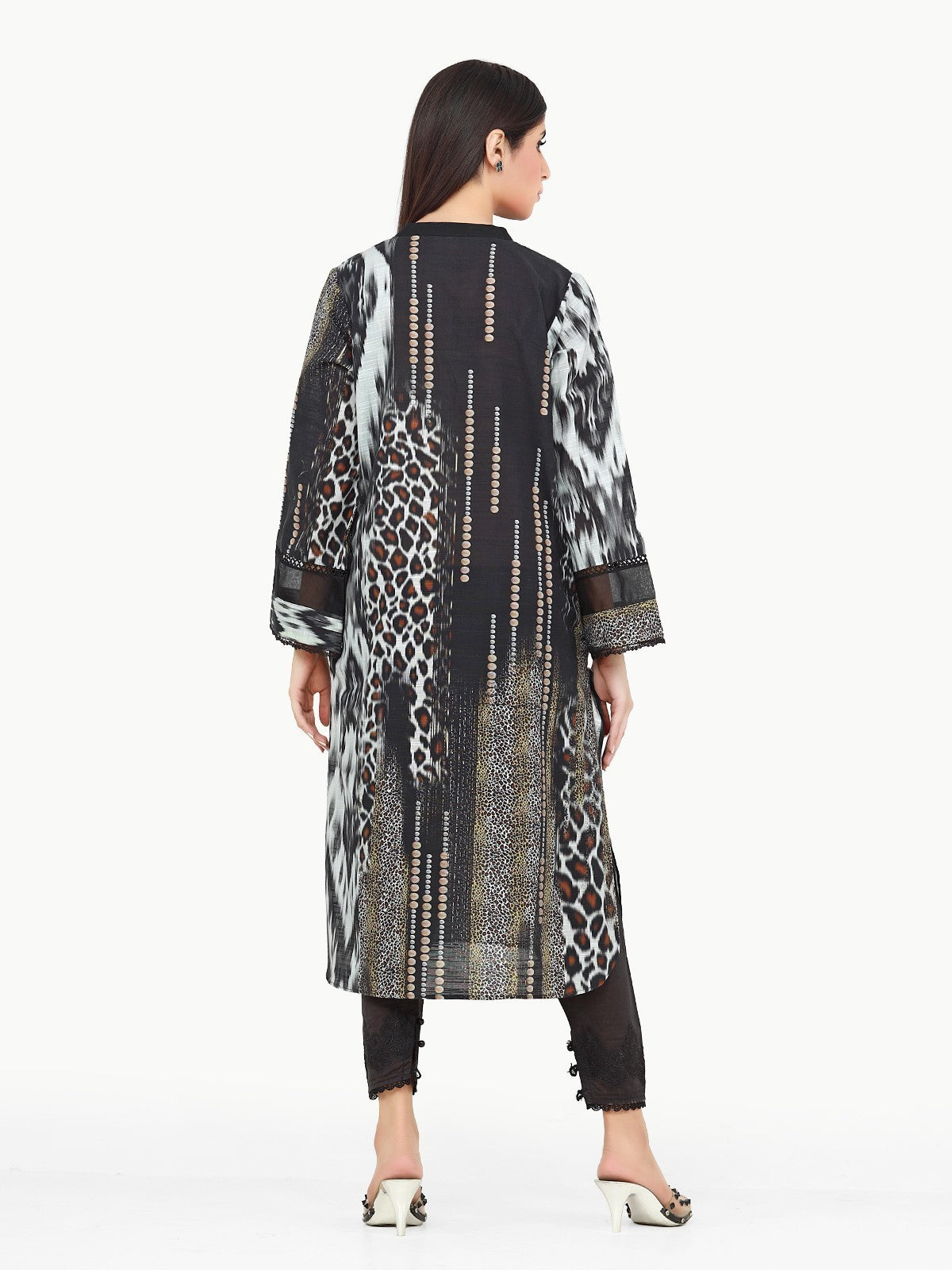 Edenrobe - Pret 1Pc Printed Khaddar Shirt - EWTKA22-68583
