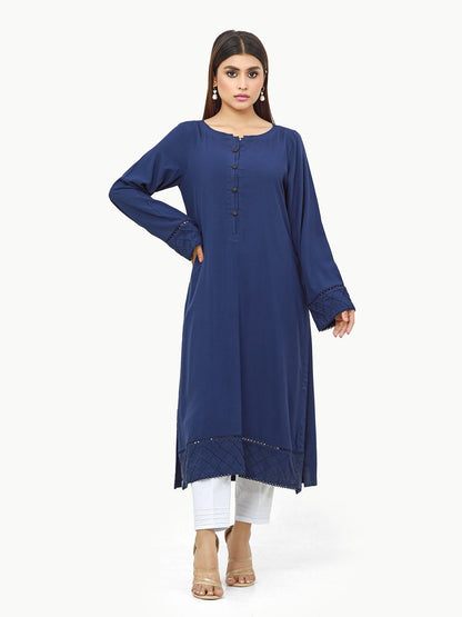 Edenrobe - Pret 1Pc Plain Cotton Shirt - EWTKS22-68427