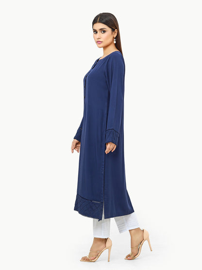 Edenrobe - Pret 1Pc Plain Cotton Shirt - EWTKS22-68427