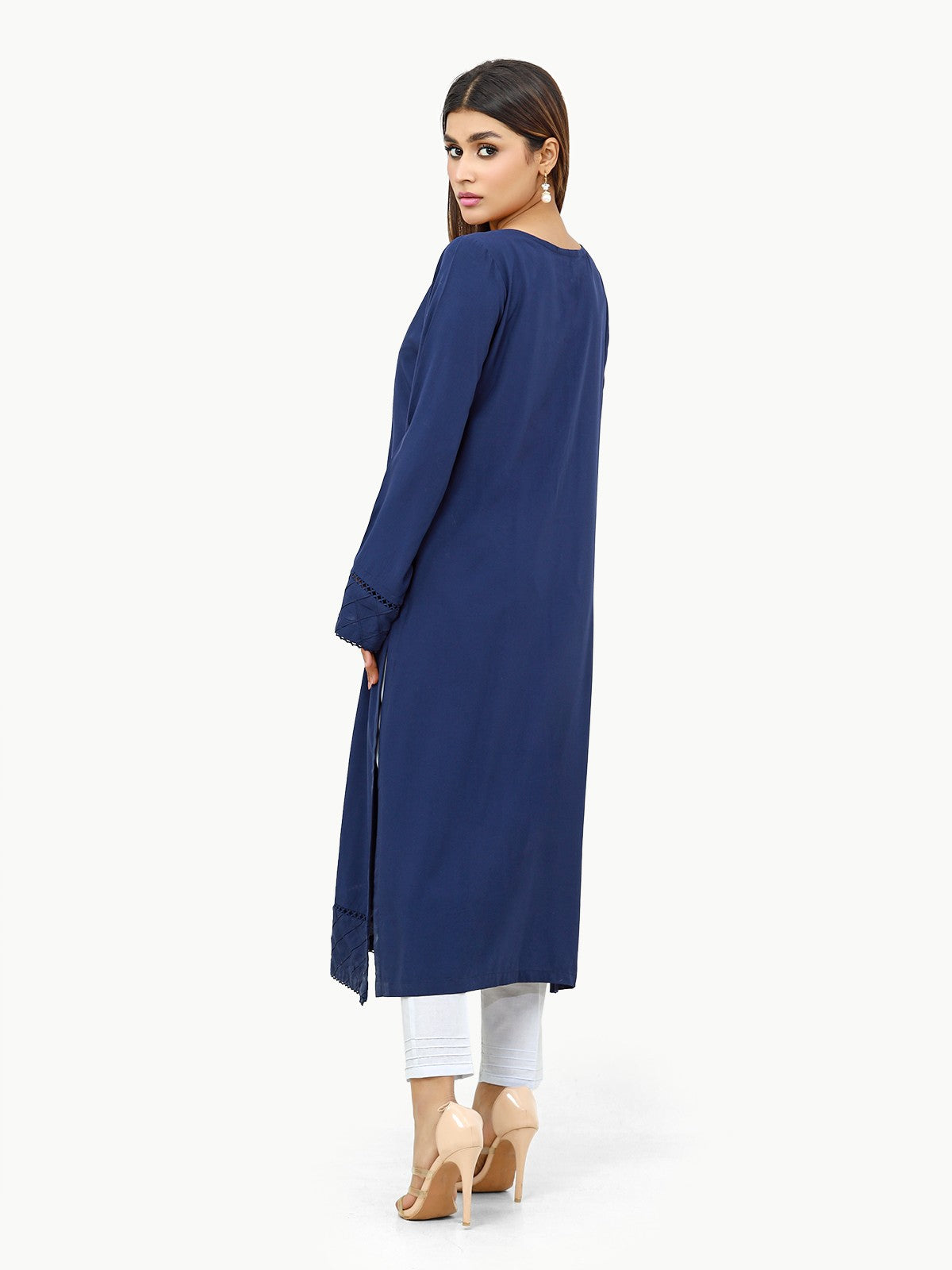 Edenrobe - Pret 1Pc Plain Cotton Shirt - EWTKS22-68427