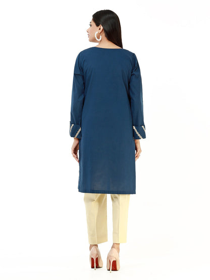 Edenrobe - Pret 1Pc Printed Cambric Shirt - EWTK22-68034