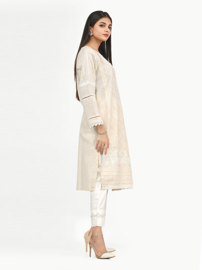 Edenrobe - Pret 1Pc Printed Khaddar Shirt - EWTK22-68070