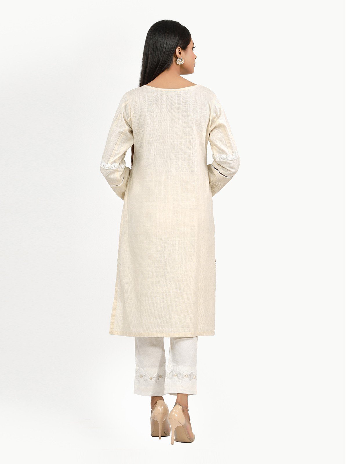 Edenrobe - Pret 1Pc Printed Khaddar Shirt - EWTK22-68070
