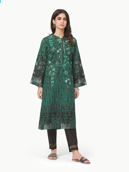 Edenrobe - Pret 1Pc Printed Khaddar Shirt - EWTKA22-68581
