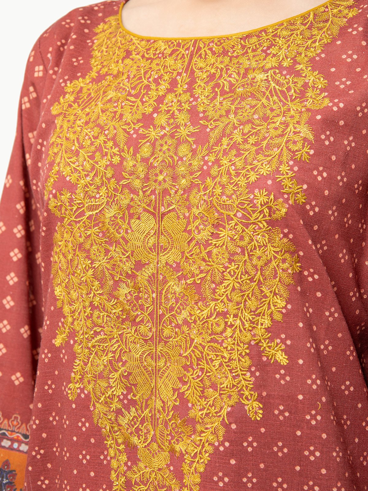 Edenrobe - Pret 3Pc Embroidered Lawn Suit - EWTKE22-67819 (3P)